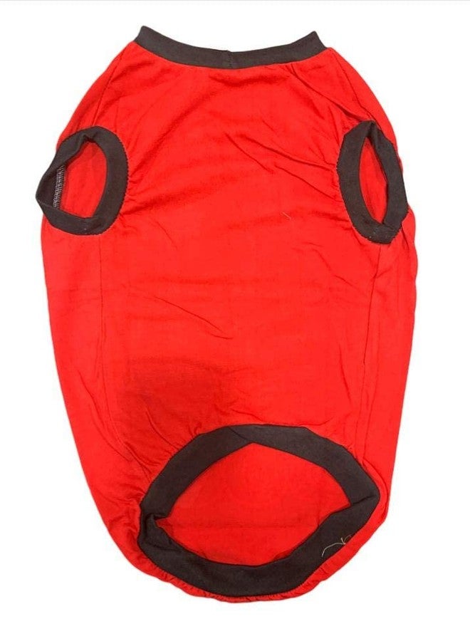 CHOOSTIX Summer Wear, Dog T-Shirt, Most Wanted, Red, 20", 200 g - Image 2